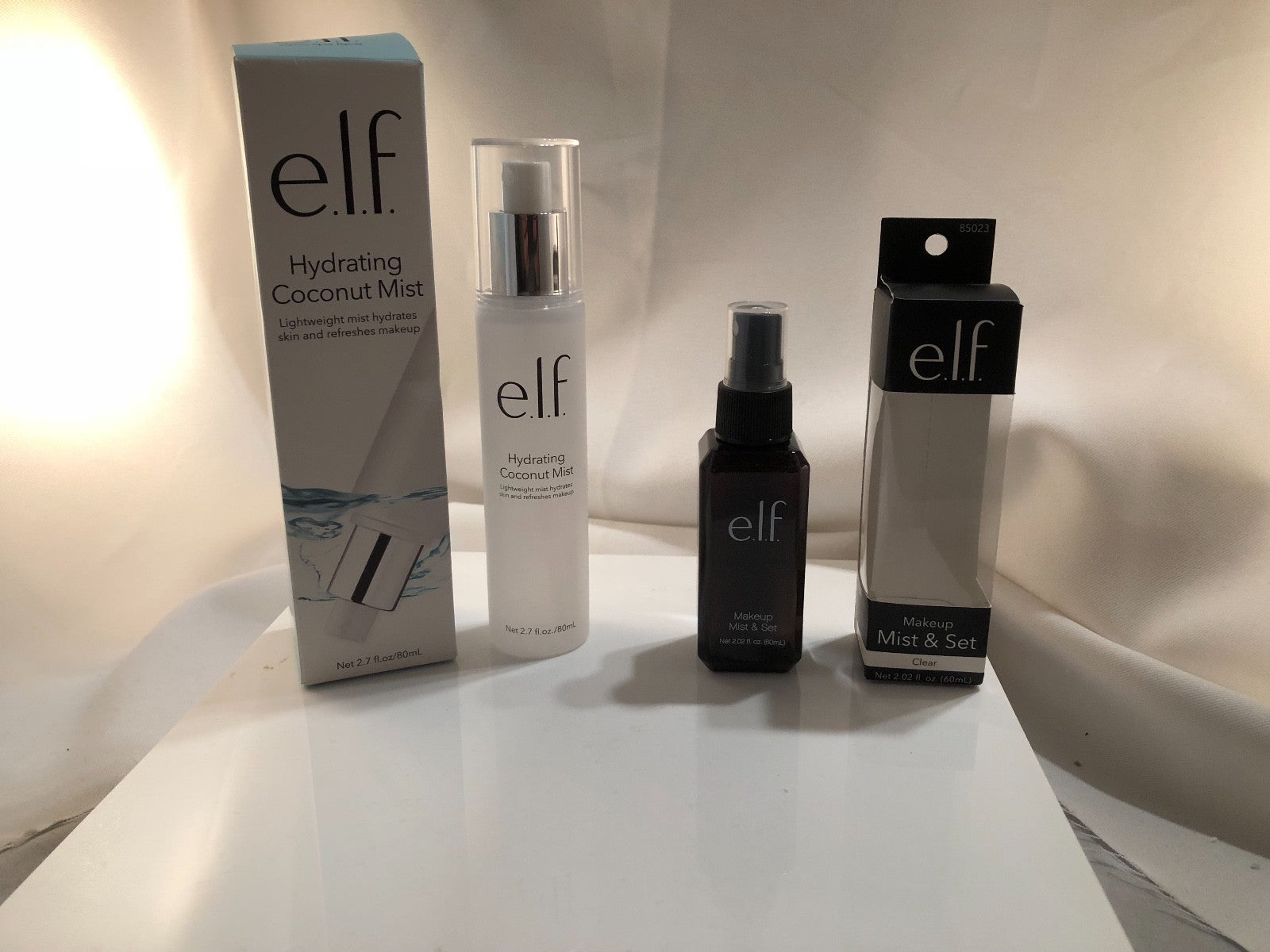 NEW ELF Makeup Mist & Set Setting Spray Clear & Hydrating Coconut Mist