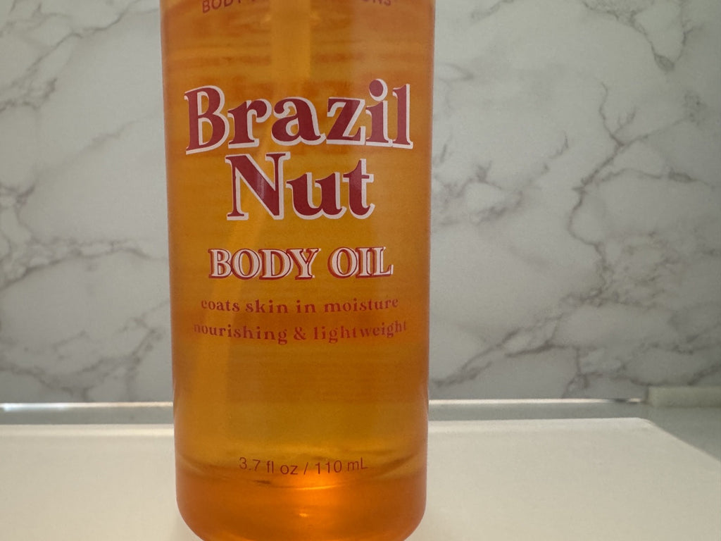 Brazil Nut Body Oil Lightweight Moisture for Soft & Nourished Skin 3.7oz New