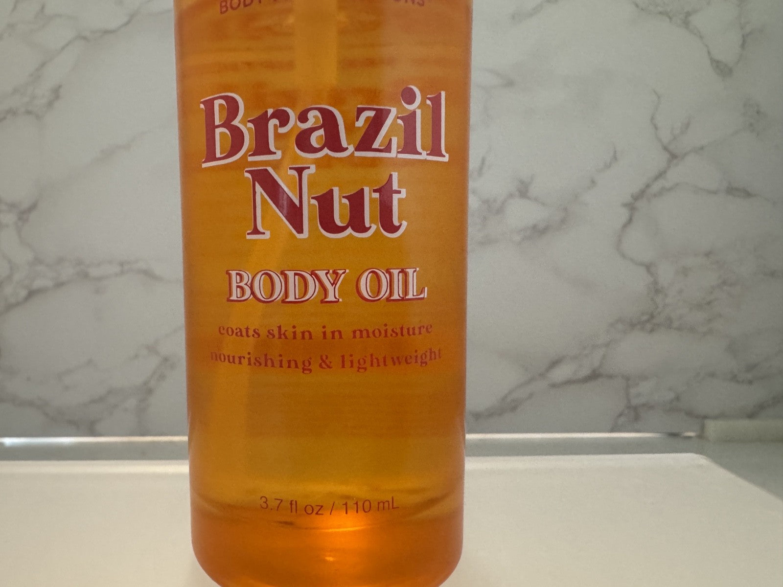 Brazil Nut Body Oil Lightweight Moisture for Soft & Nourished Skin 3.7oz New