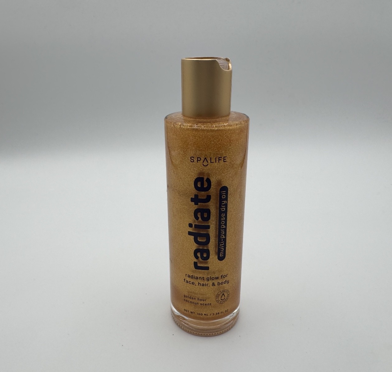 Spalife Radiate Multi-Ppurpose Dry Oil Radiant Glow for Face Hair & Body, NEW