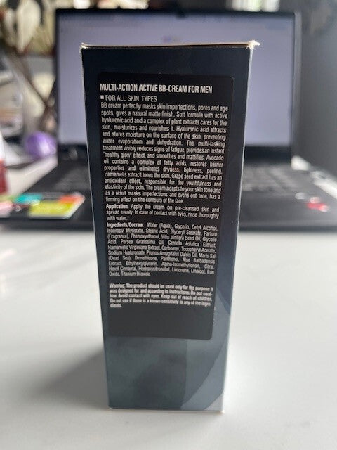 Dr. Sea Dead Sea Products, Men Multi Action BB Cream Skin Face Matte Finish NIB