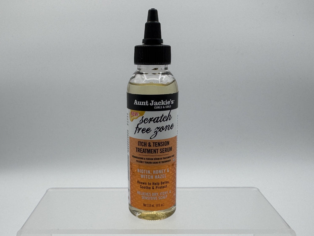 Aunt Jackie's Curls & Coils Scratch Free Zone Itch & Tension Treatment, NEW