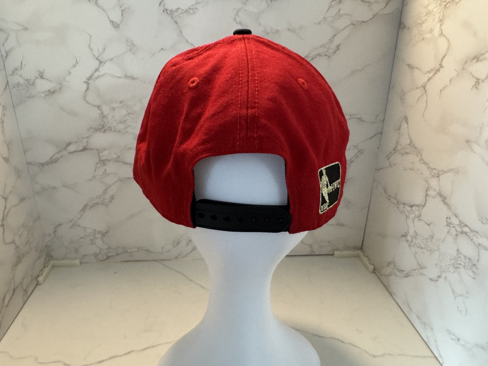Miami Heat NBA Mitchell & Ness Hardwood Classics Snapback Hat, Gold, Black, Red