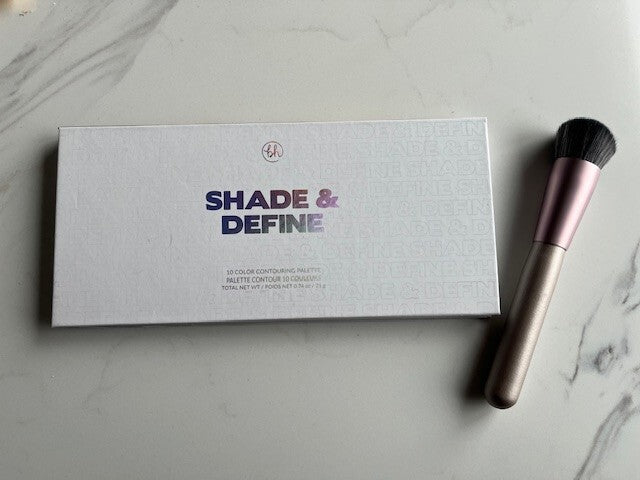 BH Cosmetics Studio Pro Makeup 10 Shade and Define Contour Palette w/Brush New