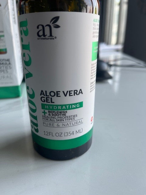 Aloe Vera Gel Set 99% Pure Organic Sunburn Relief & Hydration Face & Body SEALED