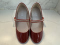 The Children’s Place Girls Red Glitter Ballet Flats, Red, Size 13