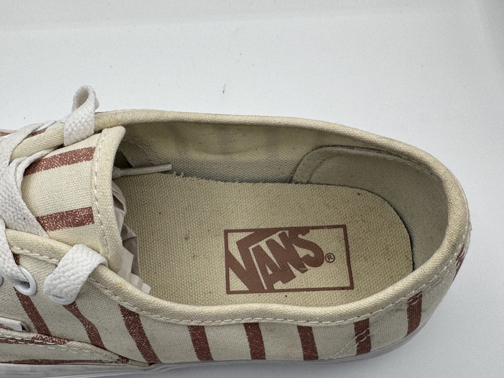Vans X Madewell Authentic Unisex Lace Up Shoe, Men's 7, Women's 8.5, Pink/White