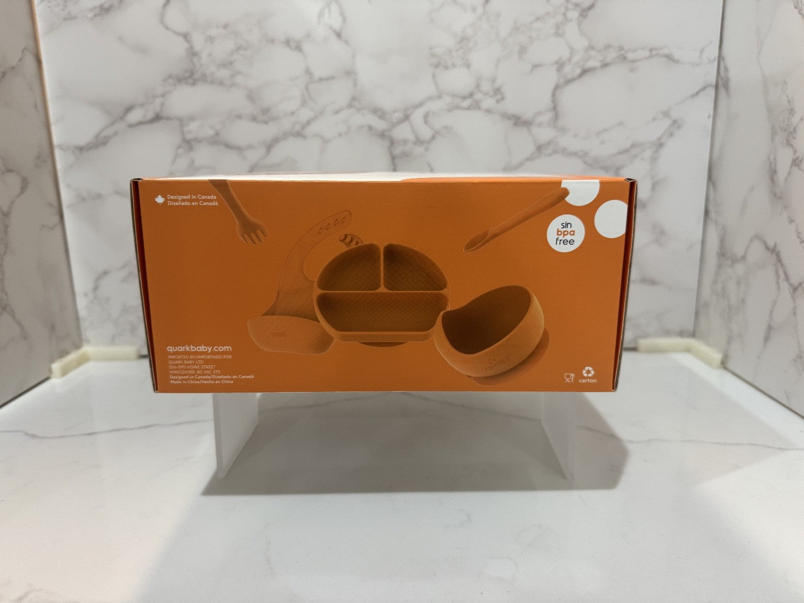 Quark Feedi 5-Piece Silicone Baby Feeding Set  Easy to Clean, New in Box Sealed