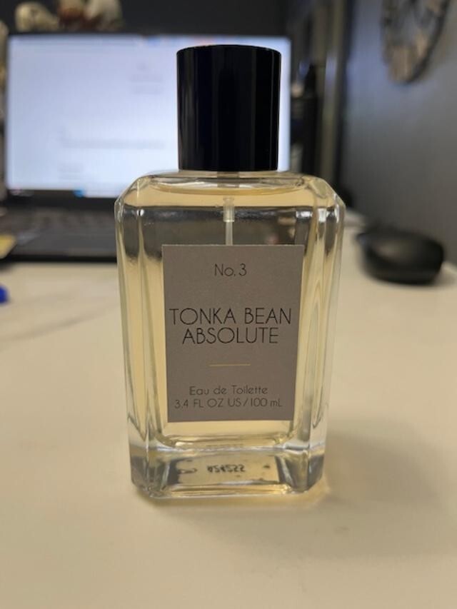 Tru Fragrance No. 3 Tonka Bean Absolute EDT Spray 3.4 oz / 100ml NWOB Free Ship