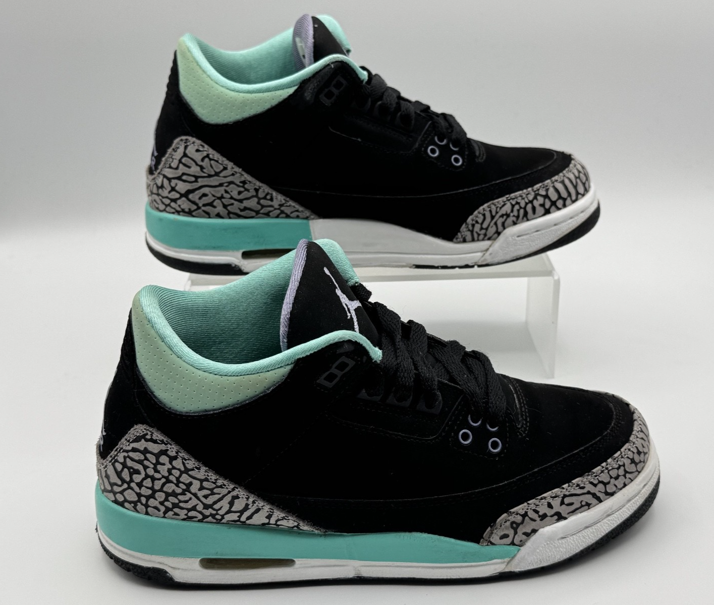 Nike Air Jordan 3 III Retro kids sneakers GG “Black Mint” 2014 Size 5.5 youth