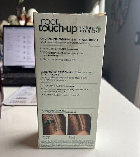 Clairol Nice n Easy root touch up, 6 light brown shades by Natural Instincts NIB