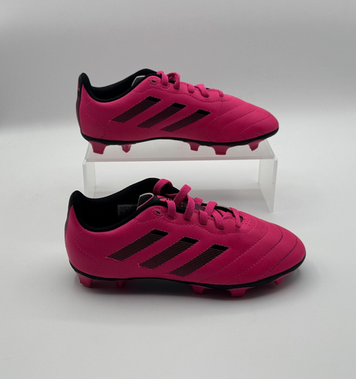 Adidas Kids'/Girls Goletto VIII FG Soccer Cleats Size 1 1/2, Pink and Black, NEW