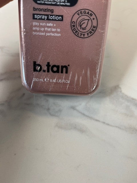 Bronzed and Boujee SPF 15 Sun Tanning Lotion Spray Bronzing 12/25 8 oz SEALED