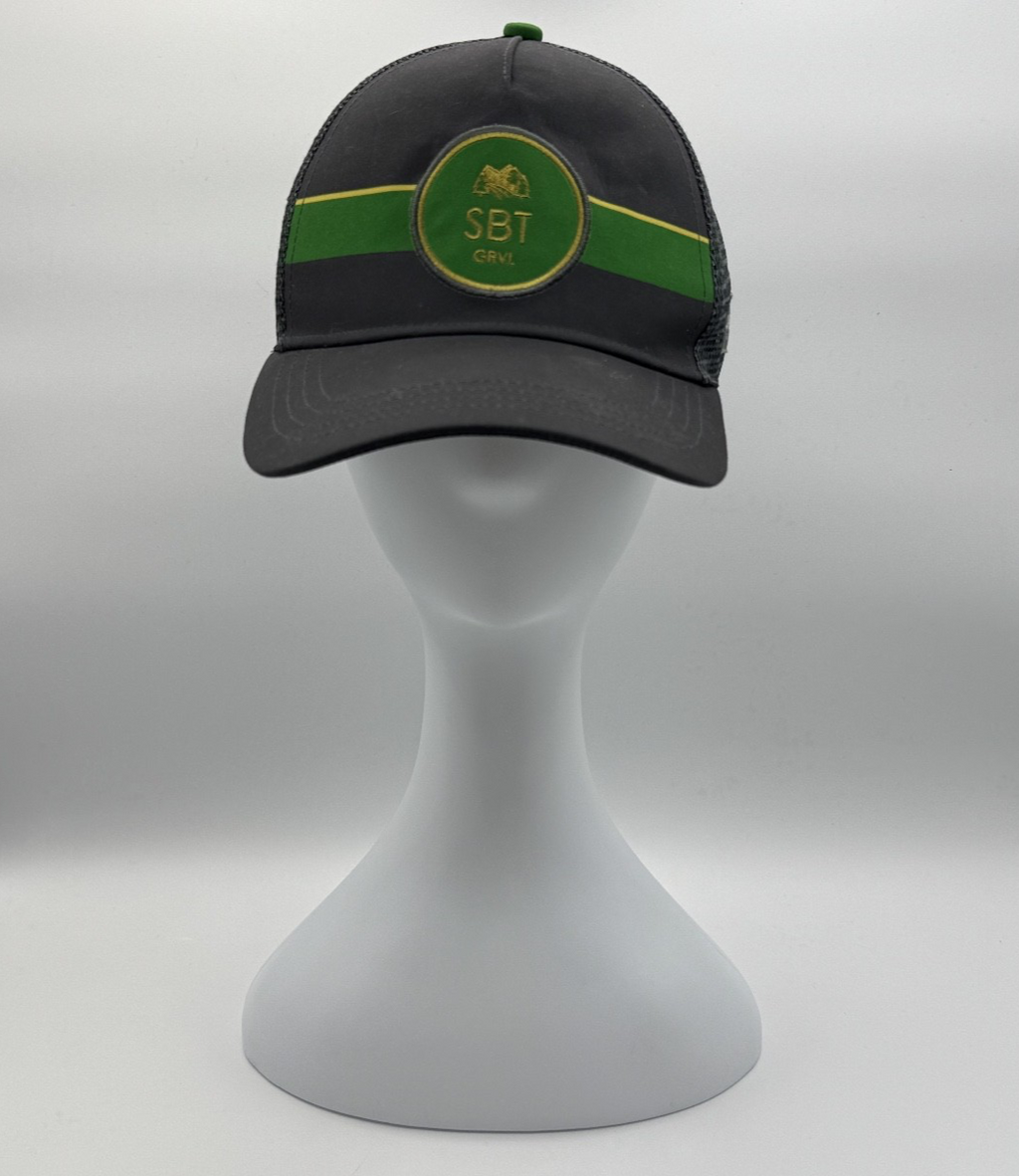 Boco Gear World Class Gravel Race SBT GRVL Finisher Trucker Hat, Green & Grey