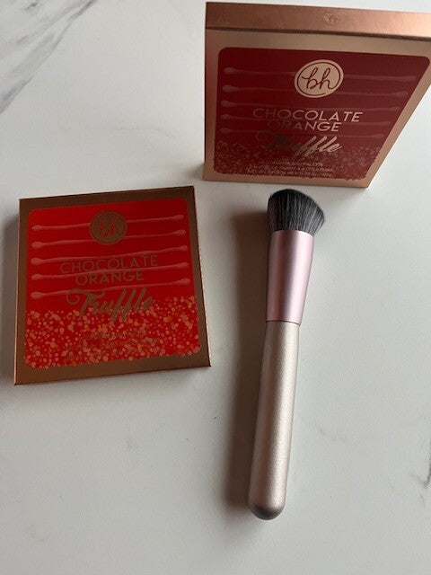 BH Cosmetics Chocolate Orange Truffle Blush Palette w/Bonus Brush NIB Free Ship