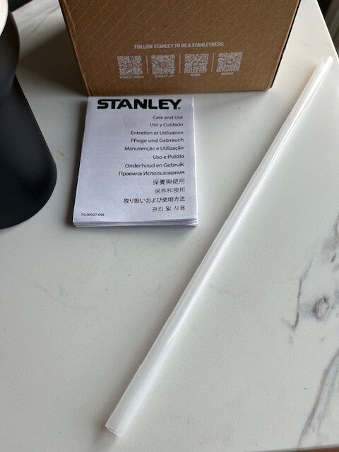 Stanley Black Chrome 40 Oz Quencher Tumbler H2.0 Flow State 40 oz, New