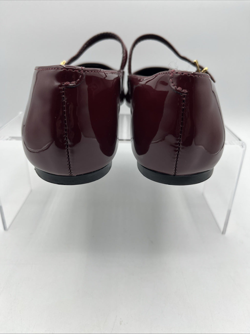 Arezzo Womens Tori Ballet RUBY Patent Leather Ballet Flats Sz. 7.5 w/Buckle, NIB