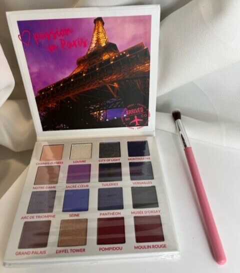 Bh Cosmetics Passion In Paris Eyeshadow Palette W/ Free Eye Shadow Brush NIB