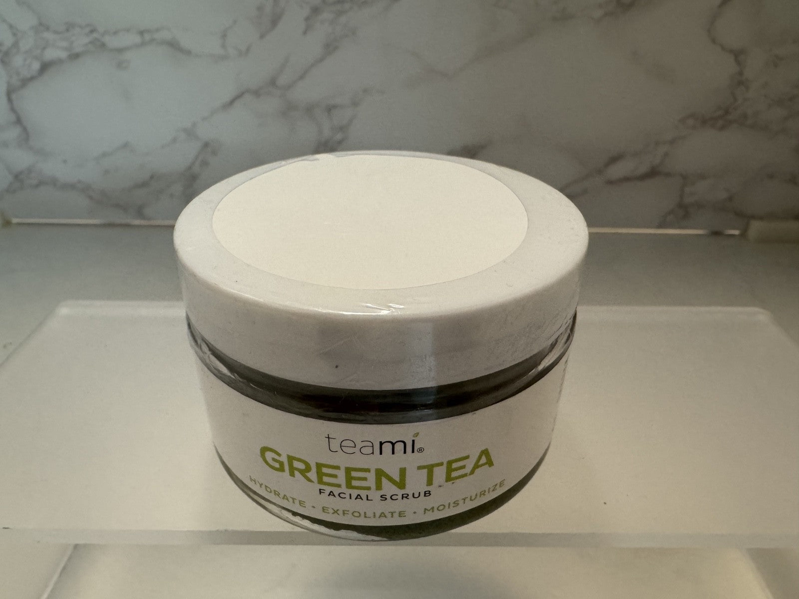 Teami Blends Green Tea Facial Scrub 4 oz. Facial Scrub & Exfoliant New Exp 11/26