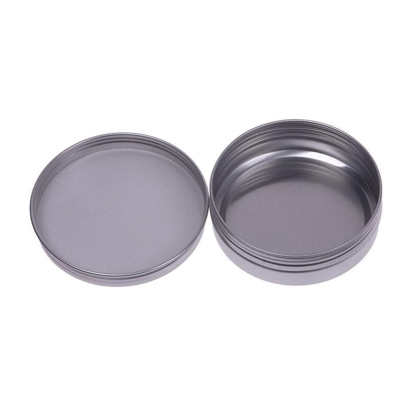 20 pc. Aluminium Empty Cosmetic Pot Jar Tin Container Silver Box Screw Lid 15 ml
