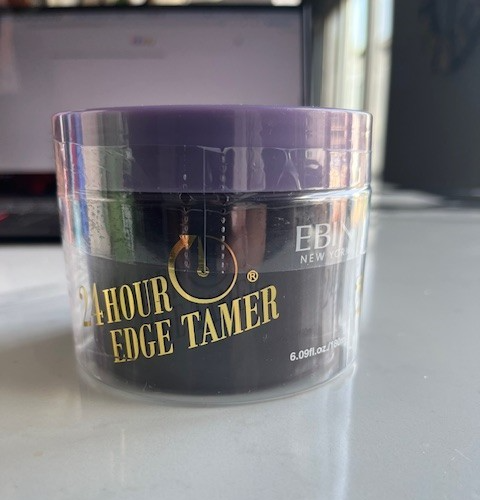 EBIN 24 Hour Edge Tamer - Extreme Firm Hold Gel , Argan Oil, Large 6.09oz SEALED