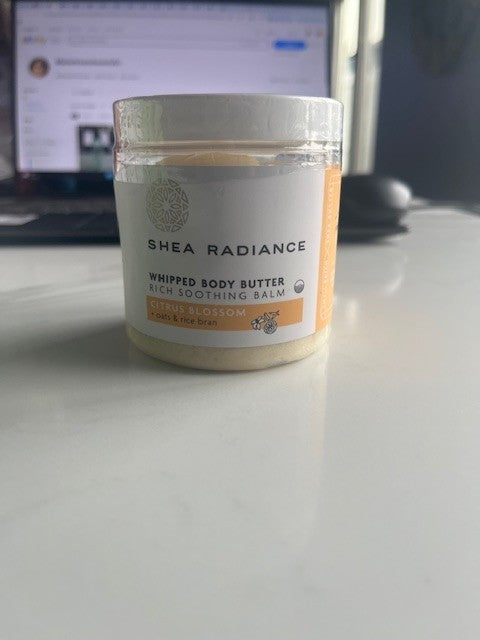 Shea Radiance Whipped Body Butter CITRUS BLOSSOM 5 oz Rich Soothing Balm SEALED