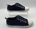 Tommy Hilfiger Boys Kids Laceless Slip on Sneakers Shoes Navy Blue Size 3, Pre
