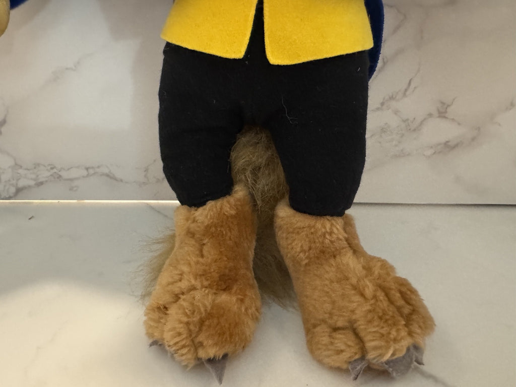 Beauty and the Beast - The Beast Plush Stuffed 14" Doll, Mattel, 1992 Vintage,