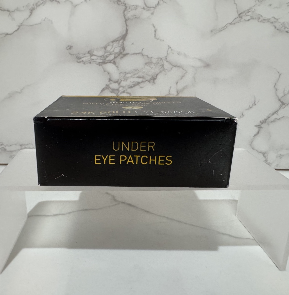 24K Gold Eye Mask Under Eye Patches for Puffy Eyes & Dark Circles, 15 Pairs, NIB