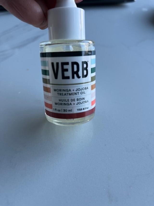 Verb Moringa + Jojoba Hydrate Nourish Treatment Oil - 1 oz Repair, Natural NIB