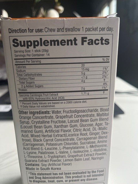 LG H&H RE:TUNE DIET CUT JELLY SUPPLEMENT  14 PACKS  Manage Diet Weight 03/2026