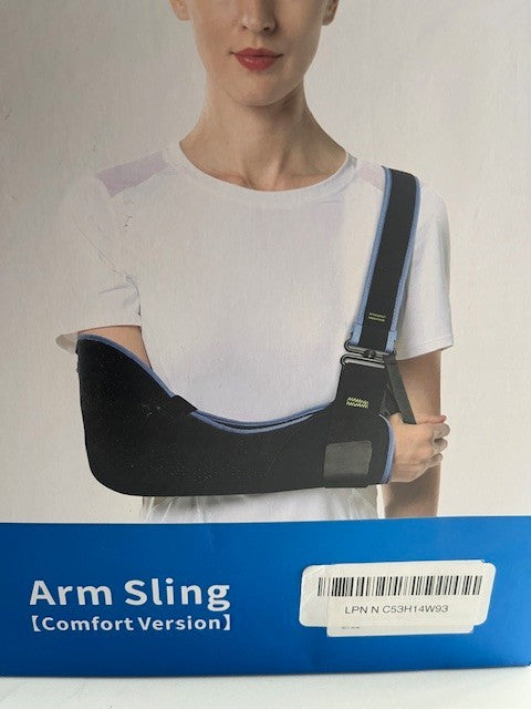 Velpeau Shoulder Arm Sling Elbow Brace Support Adjust Immobilizer (R or L) LARGE