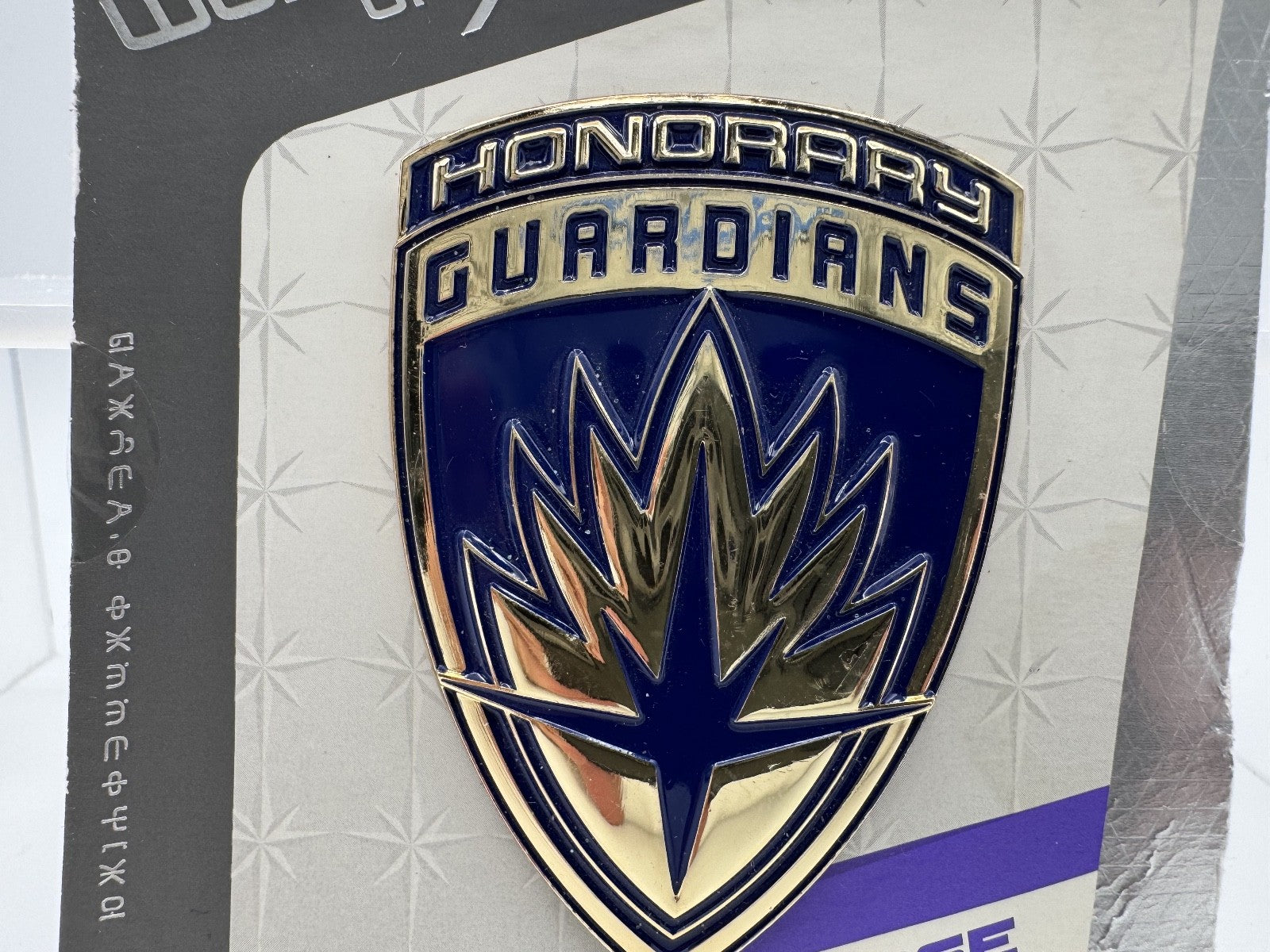 Marvel Guardians of the Galaxy Honorary Guardians Metal Badge Wonders of Xandar