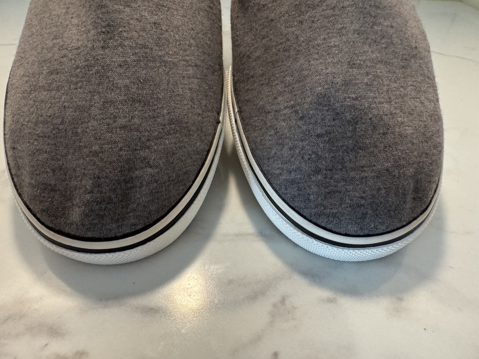 Ralph Lauren Janis Sneaker Shoe Slip-On Gray Chambray Women's Size 10B, Pre-owne
