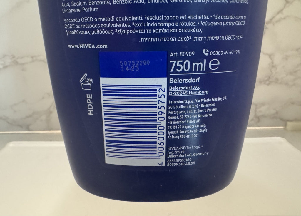 Nivea Creme Care With Elements & Unique Scent Body Wash, 750ml, New Sealed