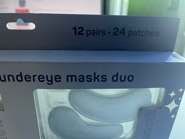 SPALIFE Under Eye Masks Duo Twin Pack, Glow & Smooth, Hyaluronic Acid 24 Patches