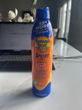 Banana Boat Ultra Sport Clear Sunscreen Spray SPF50 9.5 oz 55% more Water Resist