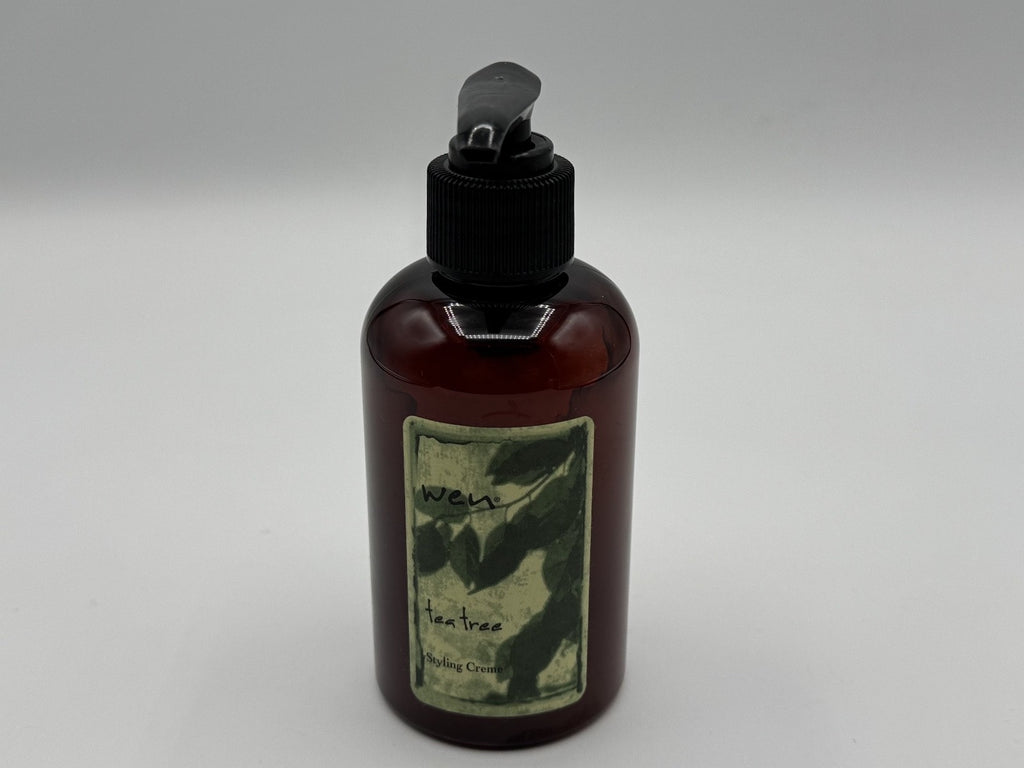 Wen By Chaz Dean Tea Tree Styling Hair Creme Cream 6 oz With Pump, NEW