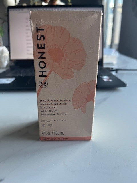 Honest Magic Gel-to-Milk Makeup Melting Cleanser Remove Makeup Moisturize 4ozNIB