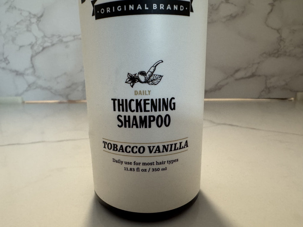 Dandymen Thickening Hair Shampoo 11.83 oz, Tobacco Vanilla, New