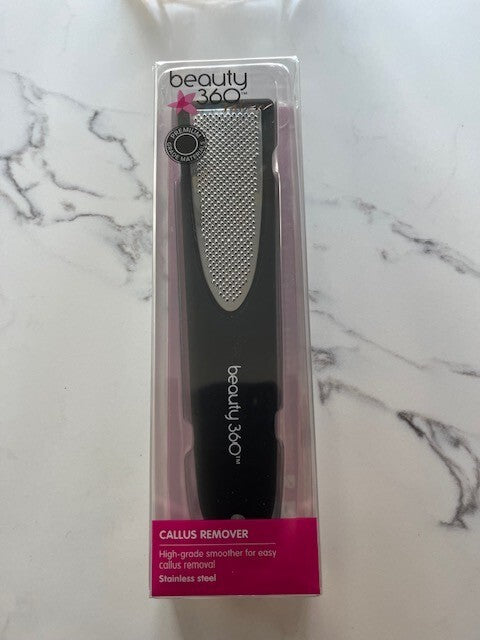 New Beauty 360 Salon CALLUS REMOVER Stainless Steel Pedicure Foot Tool Exfoliate