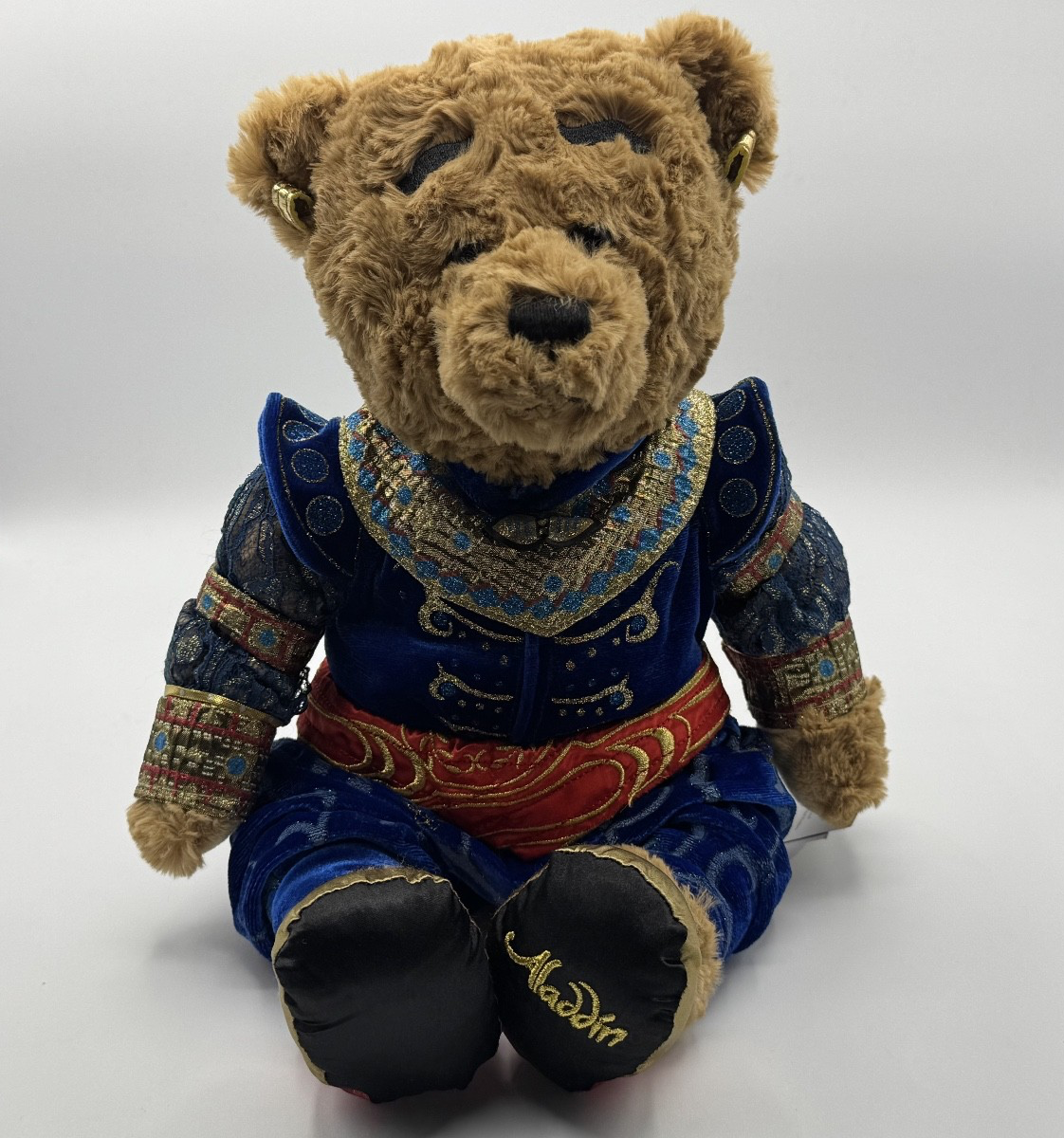 Disney ALADDIN The Broadway Musical Genie Soft Plush 16” Bear, Brown, NWT