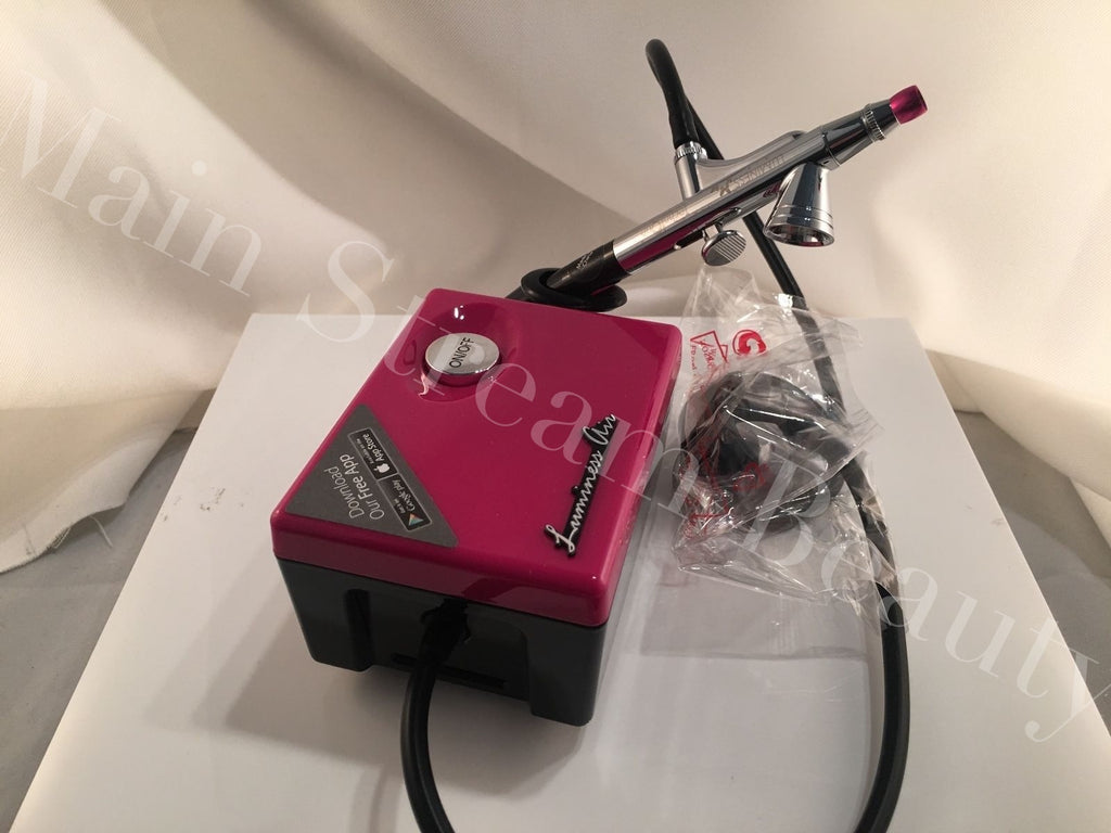 Luminess Air Airbrush Makeup Legend Pink System&Pink Tip No Drip Stylus 5pc Med