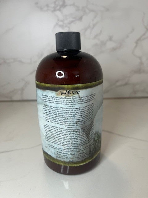 Wen Chaz Dean Fall Vanilla White Pumpkin Cleansing Conditioner 16oz w/Pump, NIB