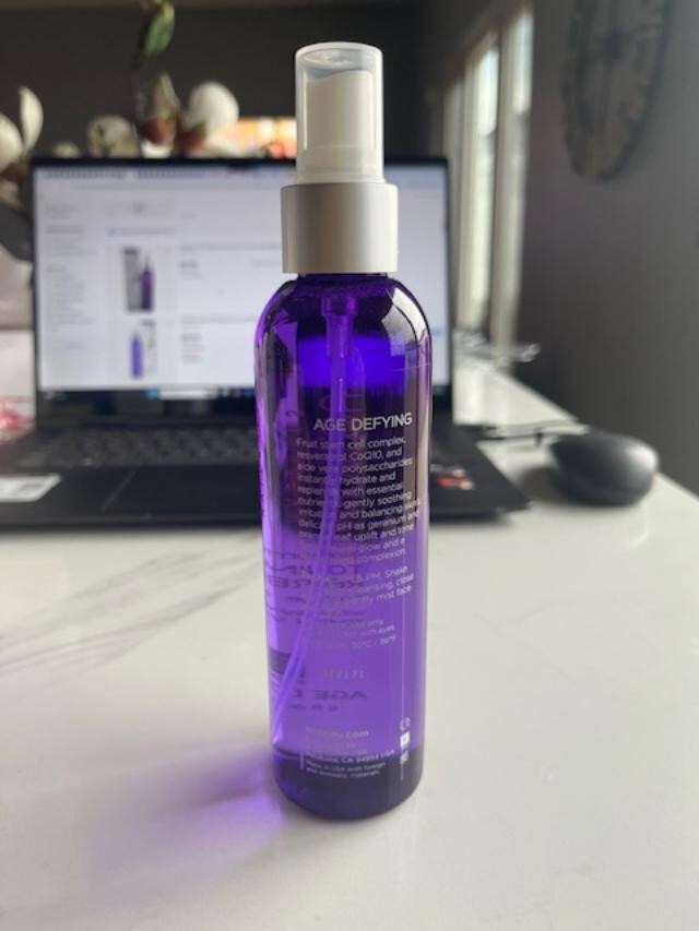 Andalou 99% Natural Age Defying Facial Toning Refresher Spray Blossom &Leaf 6oz