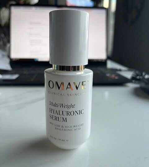OMAVE Clinical Skincare Multi Weight Hyaluronic Serum With Niacinamide 2oz NEW