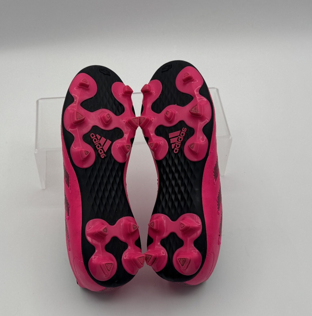 Adidas Kids'/Girls Goletto VIII FG Soccer Cleats Size 1 1/2, Pink and Black, NEW