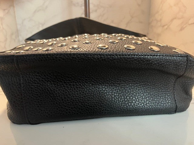 Studded Y2k Shoulder Bag 90s Punk Women Shoulder Purse Vegan Leather - NEW