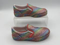 Vans Glitter Rainglow Rainbow Girls Kids Size 12.5 Toddler Classic Slip On Shoes