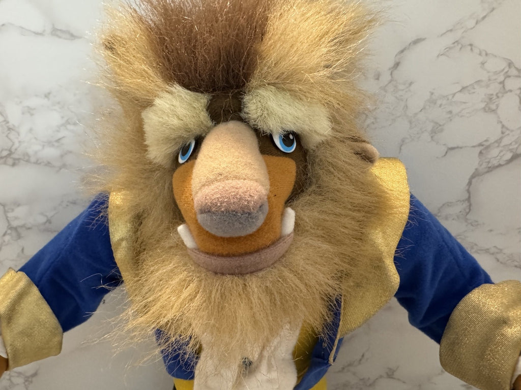 Beauty and the Beast - The Beast Plush Stuffed 14" Doll, Mattel, 1992 Vintage,